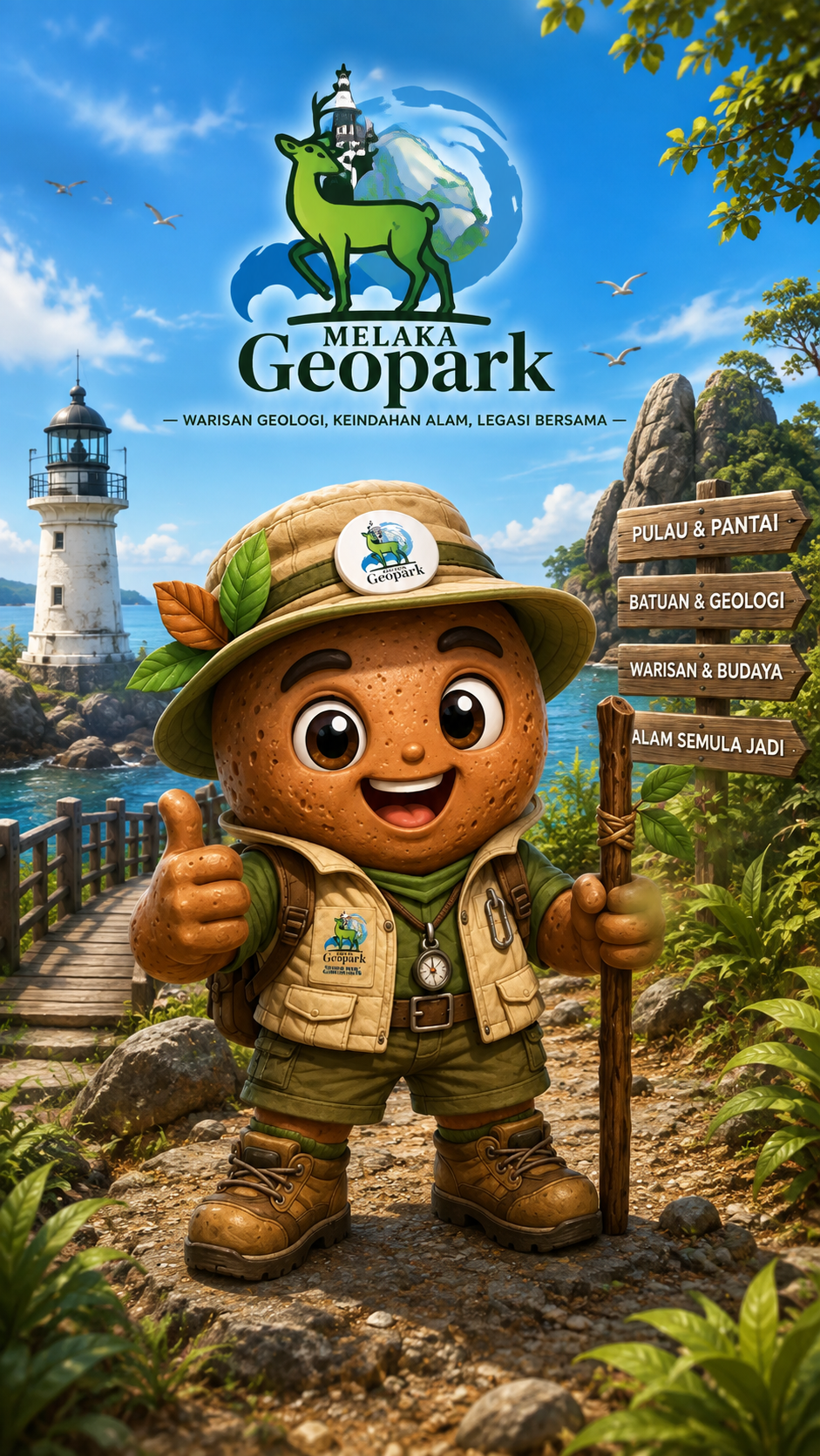 Melaka Geopark - geosite landscape